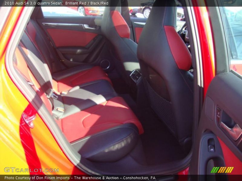 Brilliant Red / Black/Red 2010 Audi S4 3.0 quattro Sedan