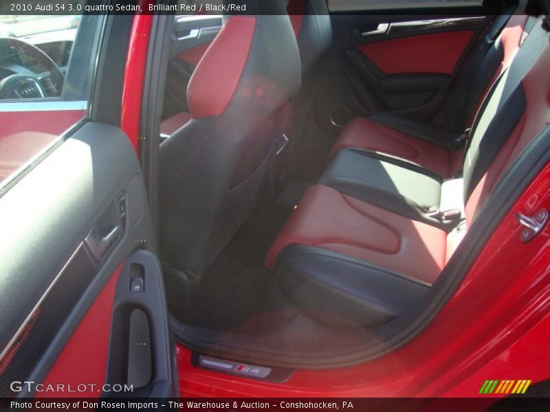 Brilliant Red / Black/Red 2010 Audi S4 3.0 quattro Sedan