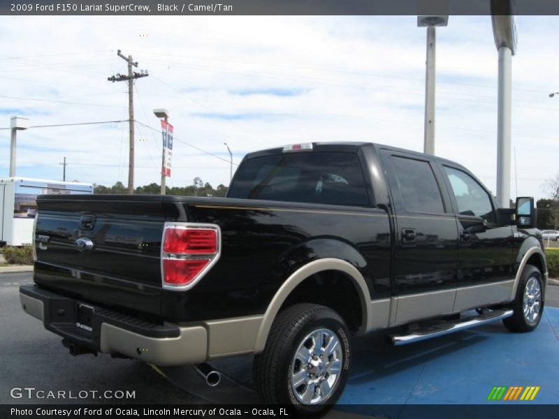 Black / Camel/Tan 2009 Ford F150 Lariat SuperCrew