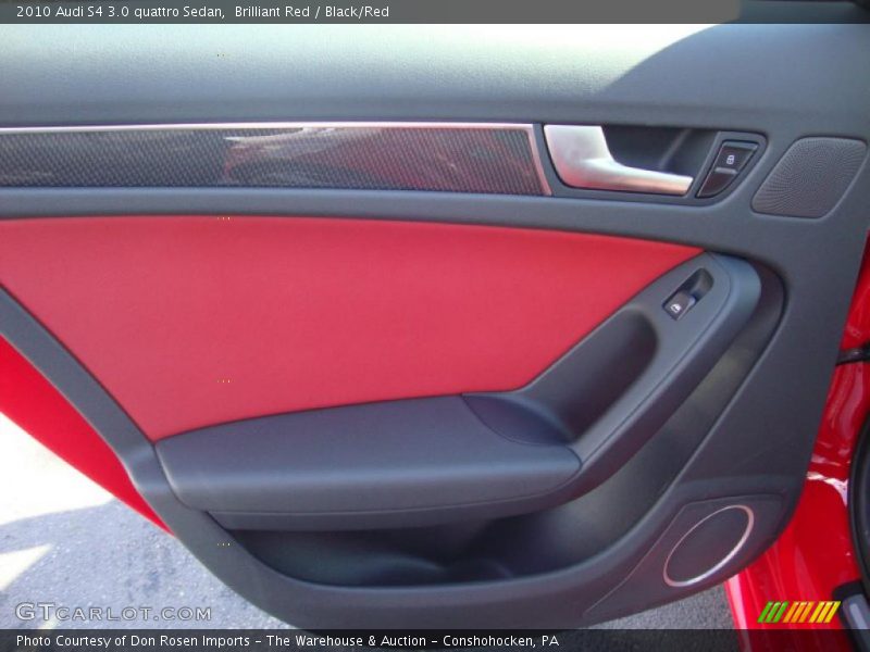 Brilliant Red / Black/Red 2010 Audi S4 3.0 quattro Sedan