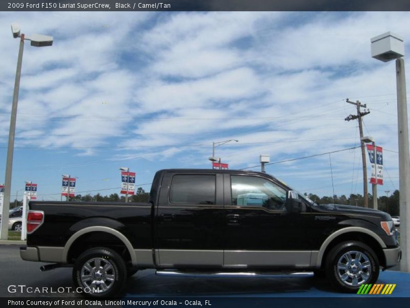 Black / Camel/Tan 2009 Ford F150 Lariat SuperCrew