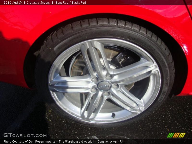 Brilliant Red / Black/Red 2010 Audi S4 3.0 quattro Sedan