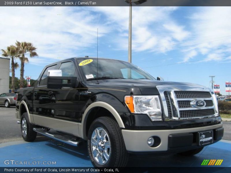 Black / Camel/Tan 2009 Ford F150 Lariat SuperCrew