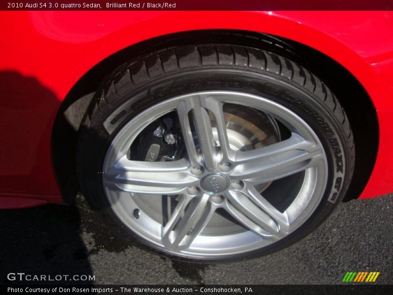 Brilliant Red / Black/Red 2010 Audi S4 3.0 quattro Sedan