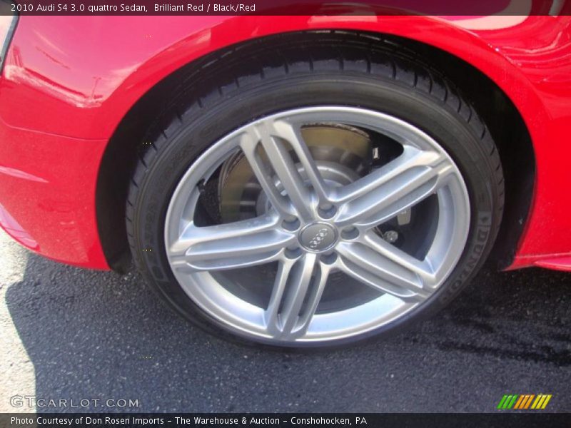 Brilliant Red / Black/Red 2010 Audi S4 3.0 quattro Sedan