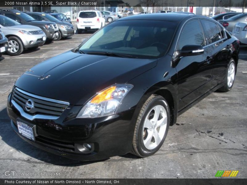 Super Black / Charcoal 2008 Nissan Altima 3.5 SE