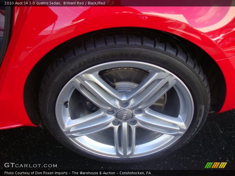 Brilliant Red / Black/Red 2010 Audi S4 3.0 quattro Sedan
