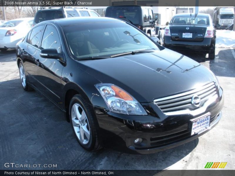 Super Black / Charcoal 2008 Nissan Altima 3.5 SE