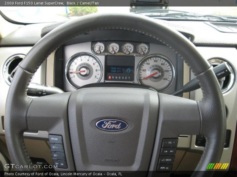 Black / Camel/Tan 2009 Ford F150 Lariat SuperCrew