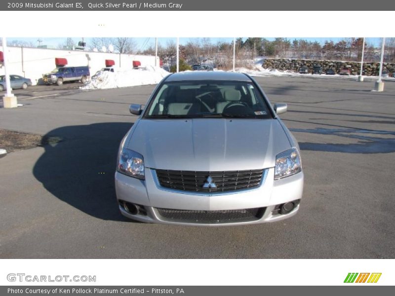 Quick Silver Pearl / Medium Gray 2009 Mitsubishi Galant ES