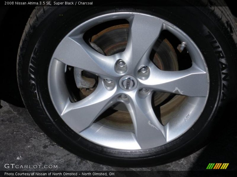 Super Black / Charcoal 2008 Nissan Altima 3.5 SE