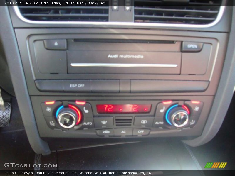 Brilliant Red / Black/Red 2010 Audi S4 3.0 quattro Sedan