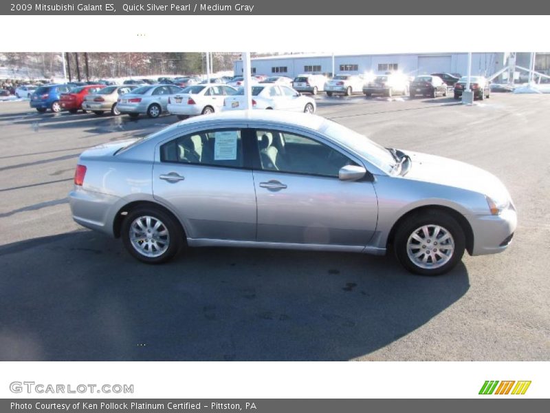 Quick Silver Pearl / Medium Gray 2009 Mitsubishi Galant ES