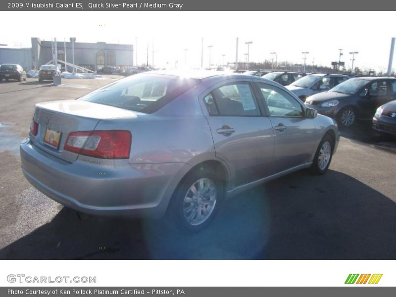 Quick Silver Pearl / Medium Gray 2009 Mitsubishi Galant ES