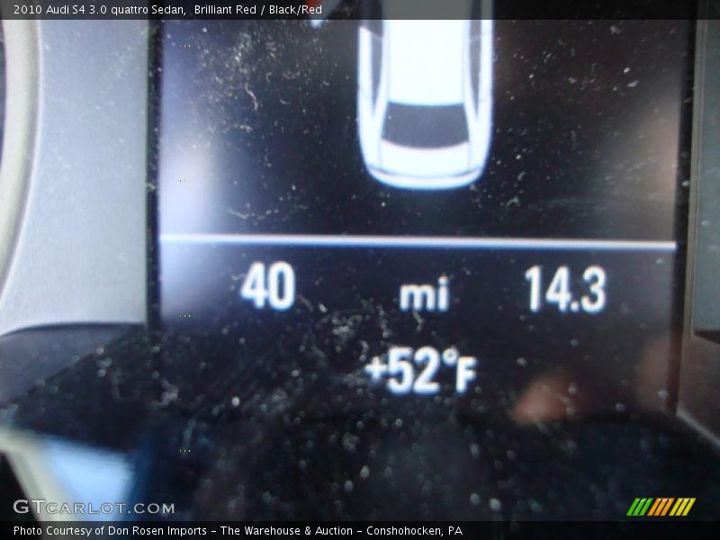 Brilliant Red / Black/Red 2010 Audi S4 3.0 quattro Sedan