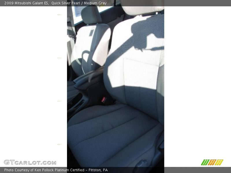 Quick Silver Pearl / Medium Gray 2009 Mitsubishi Galant ES