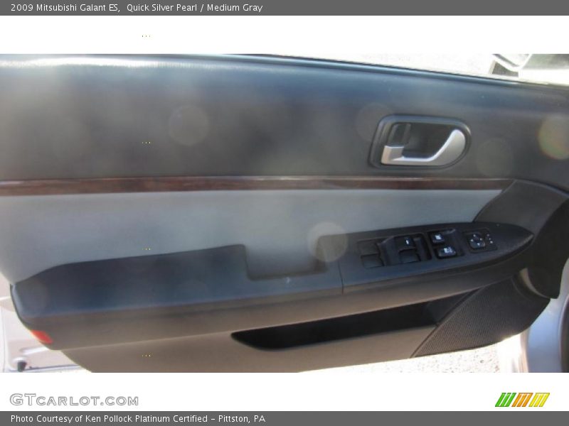 Quick Silver Pearl / Medium Gray 2009 Mitsubishi Galant ES