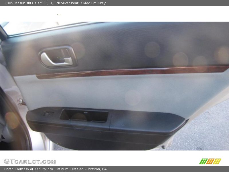 Quick Silver Pearl / Medium Gray 2009 Mitsubishi Galant ES
