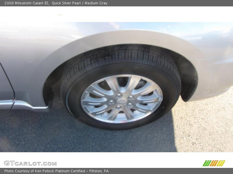 Quick Silver Pearl / Medium Gray 2009 Mitsubishi Galant ES