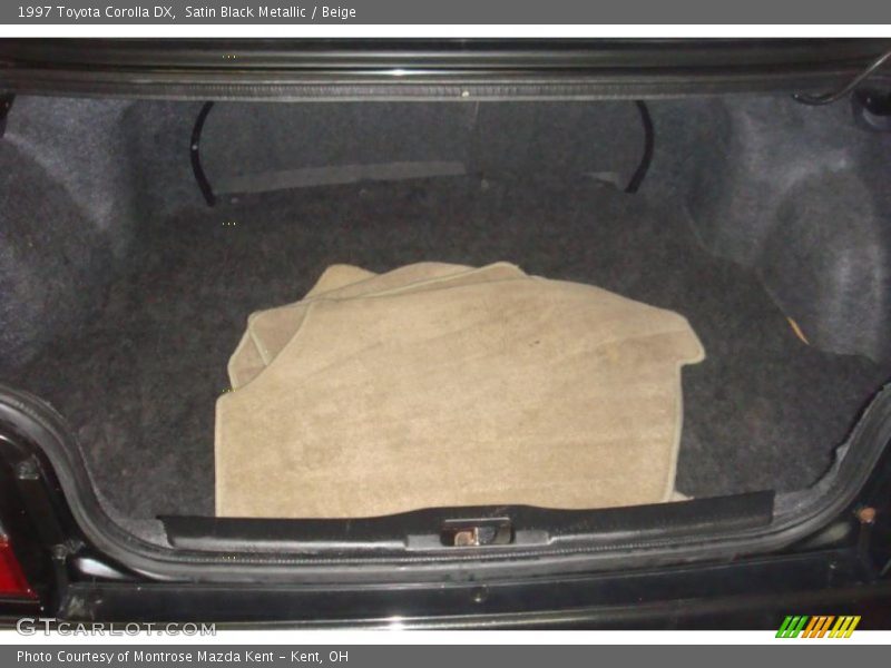 Satin Black Metallic / Beige 1997 Toyota Corolla DX