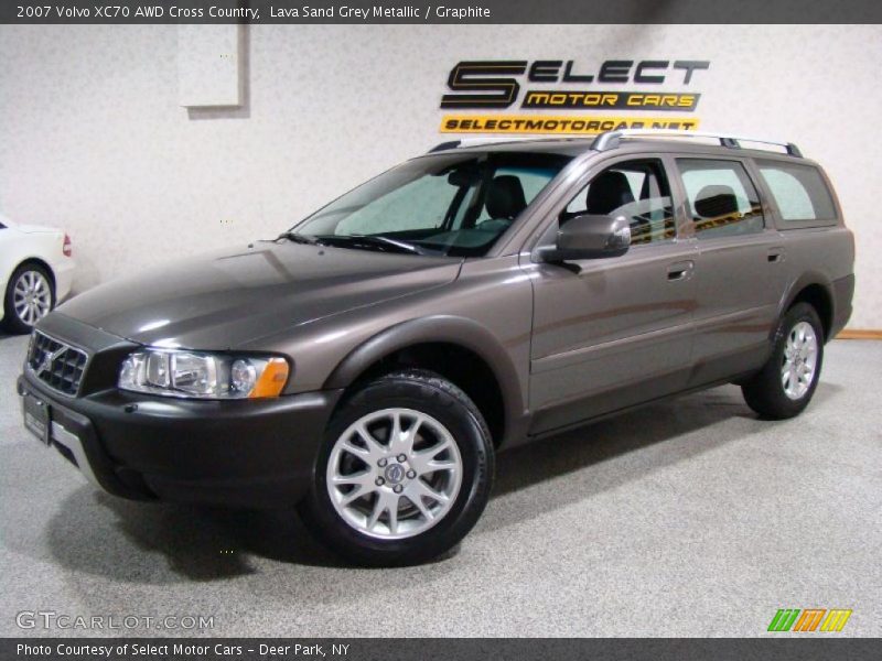 Lava Sand Grey Metallic / Graphite 2007 Volvo XC70 AWD Cross Country