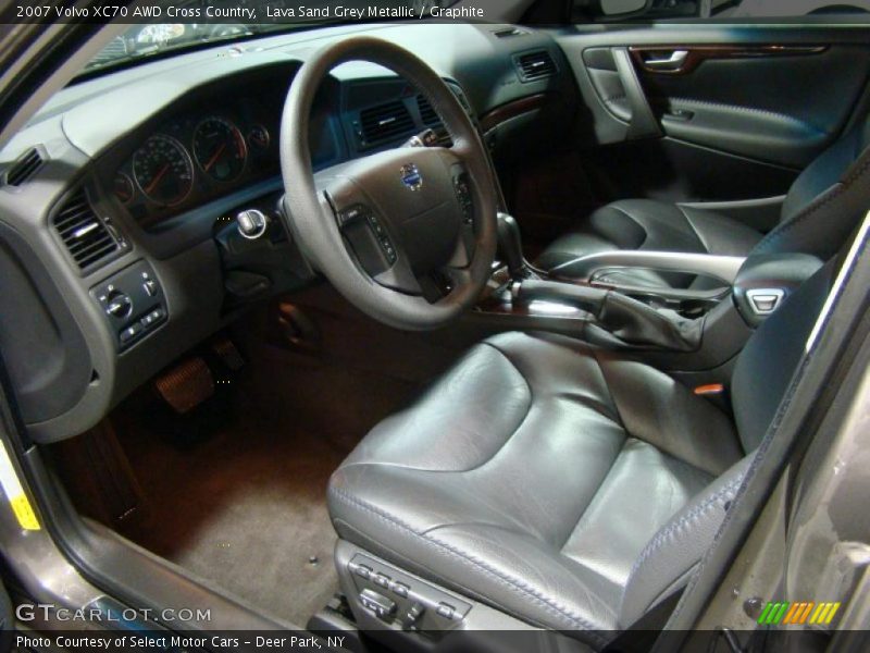 Lava Sand Grey Metallic / Graphite 2007 Volvo XC70 AWD Cross Country