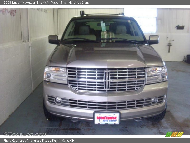 Vapor Silver Metallic / Stone 2008 Lincoln Navigator Elite 4x4