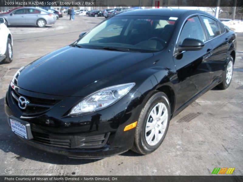 Ebony Black / Black 2009 Mazda MAZDA6 i Sport