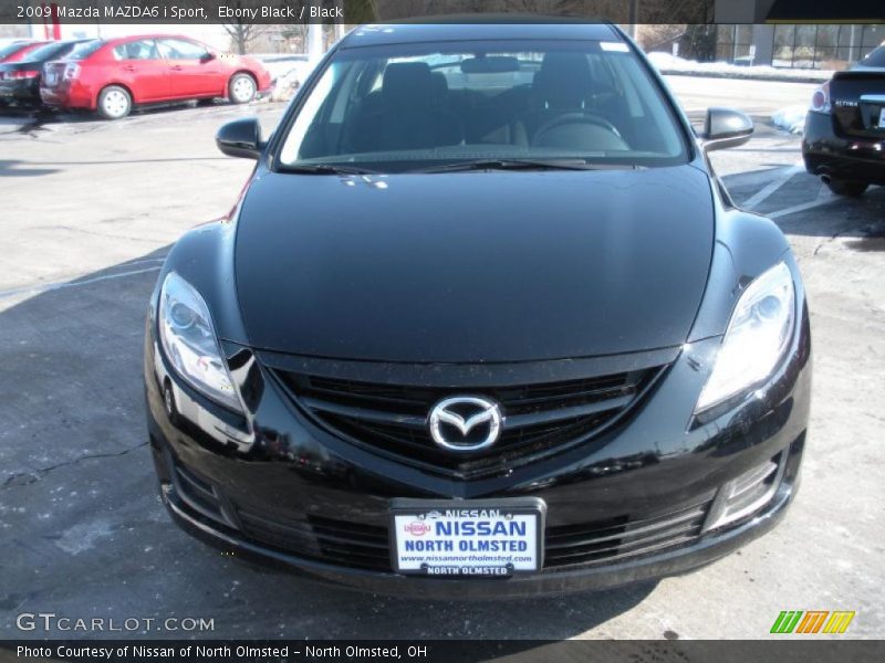 Ebony Black / Black 2009 Mazda MAZDA6 i Sport