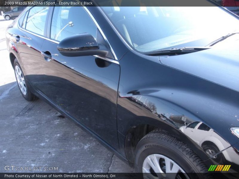 Ebony Black / Black 2009 Mazda MAZDA6 i Sport