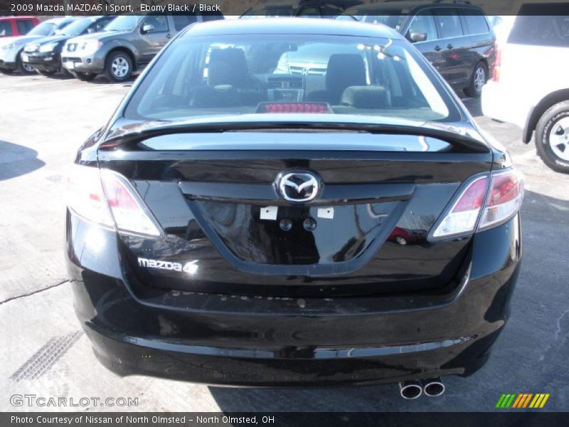 Ebony Black / Black 2009 Mazda MAZDA6 i Sport