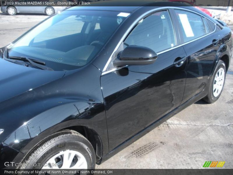 Ebony Black / Black 2009 Mazda MAZDA6 i Sport