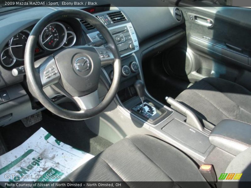 Ebony Black / Black 2009 Mazda MAZDA6 i Sport