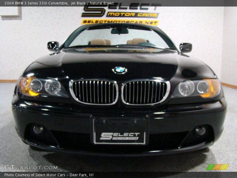 Jet Black / Natural Brown 2004 BMW 3 Series 330i Convertible