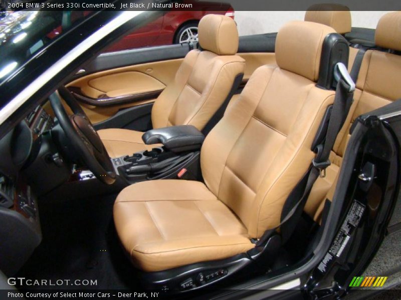 Jet Black / Natural Brown 2004 BMW 3 Series 330i Convertible