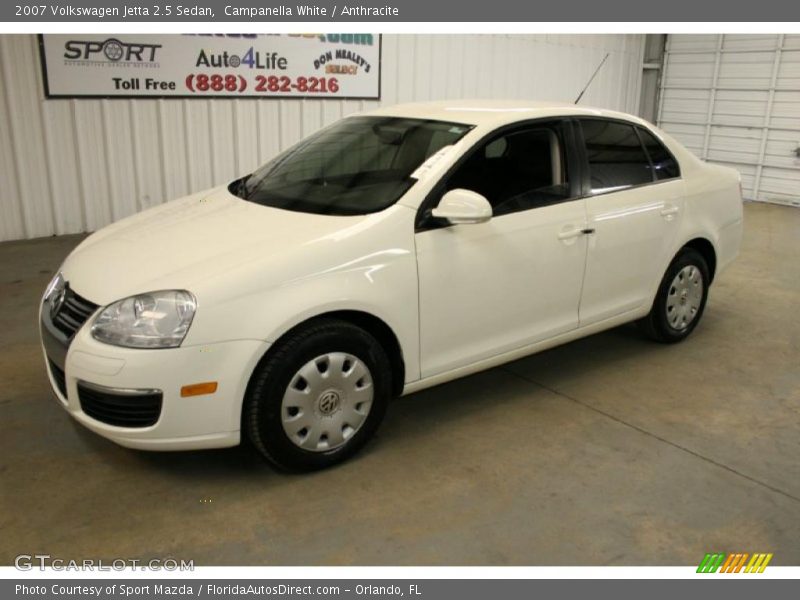 Campanella White / Anthracite 2007 Volkswagen Jetta 2.5 Sedan