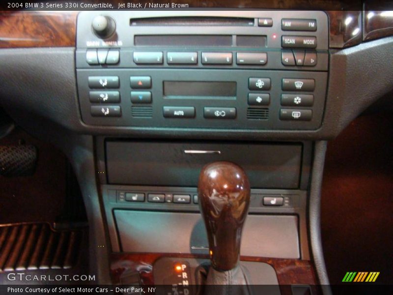 Jet Black / Natural Brown 2004 BMW 3 Series 330i Convertible