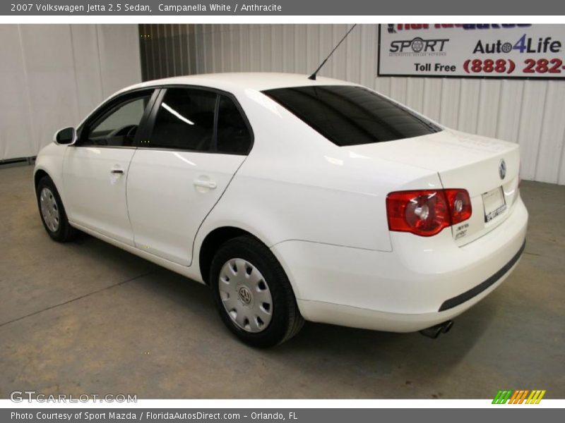 Campanella White / Anthracite 2007 Volkswagen Jetta 2.5 Sedan