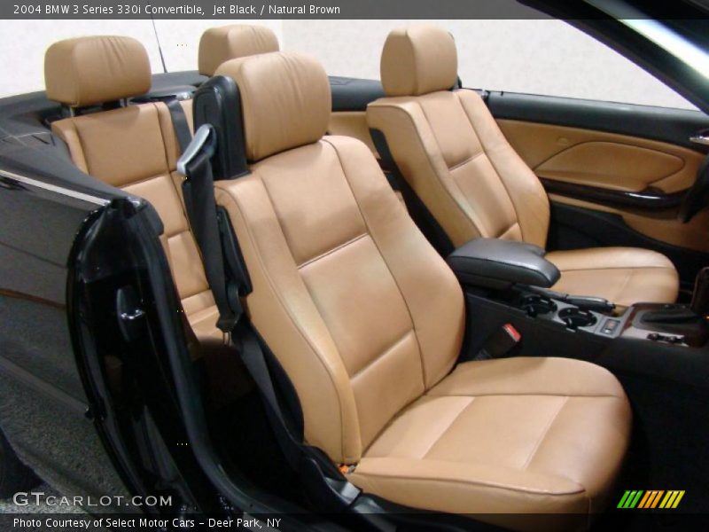 Jet Black / Natural Brown 2004 BMW 3 Series 330i Convertible