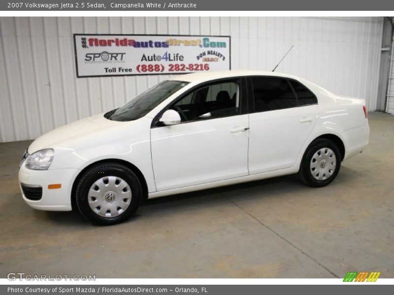 Campanella White / Anthracite 2007 Volkswagen Jetta 2.5 Sedan