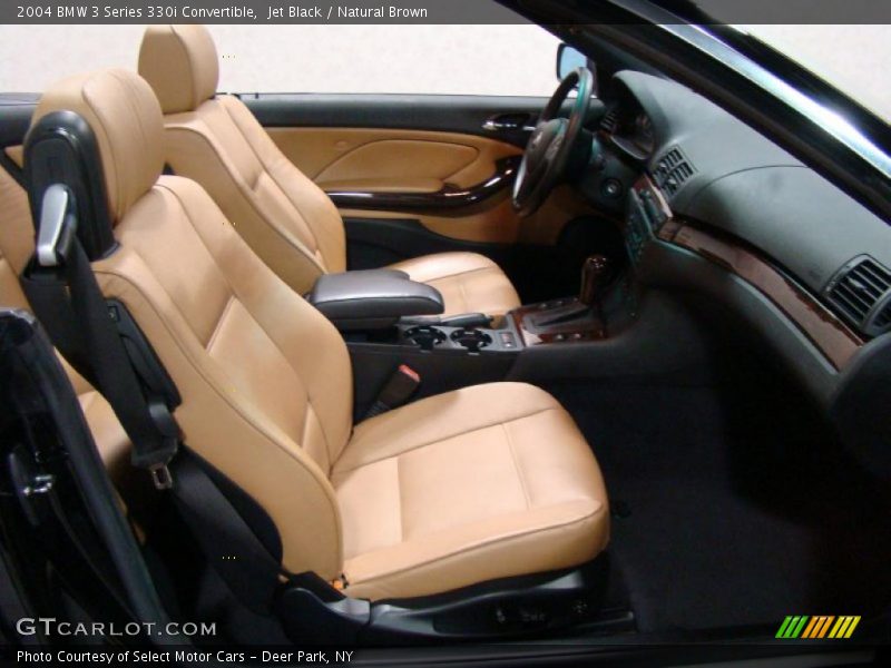 Jet Black / Natural Brown 2004 BMW 3 Series 330i Convertible