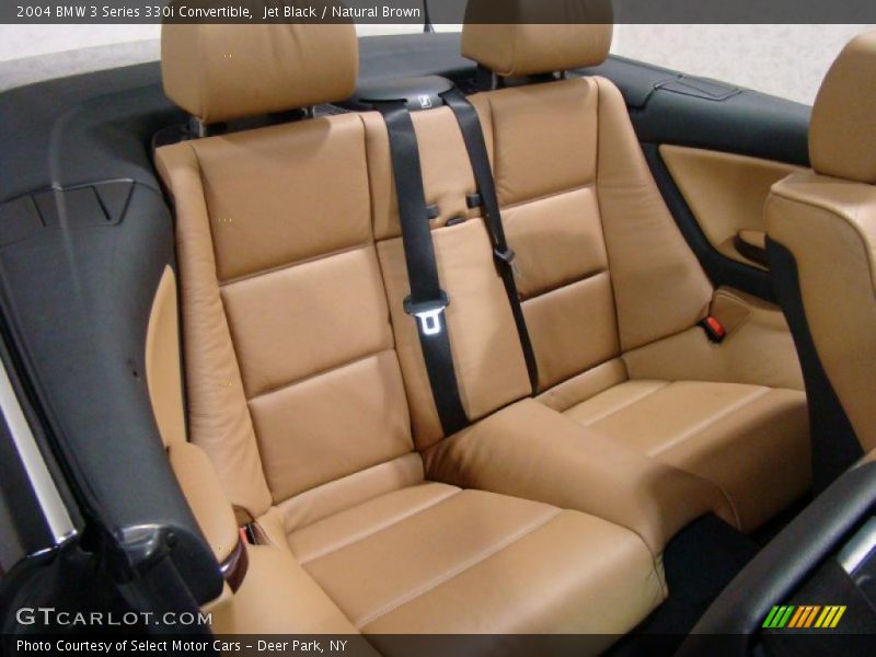 Jet Black / Natural Brown 2004 BMW 3 Series 330i Convertible