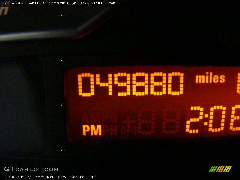 Jet Black / Natural Brown 2004 BMW 3 Series 330i Convertible