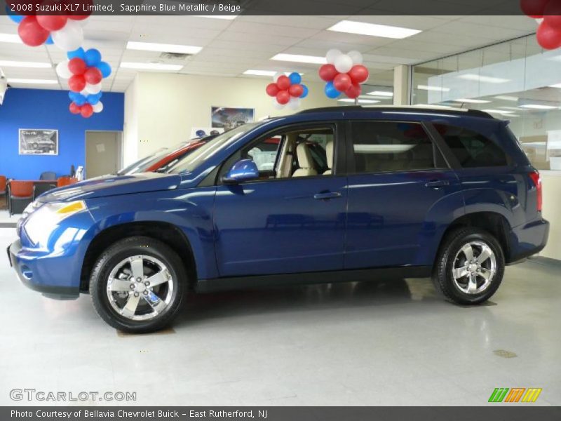 Sapphire Blue Metallic / Beige 2008 Suzuki XL7 Limited