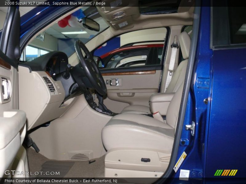 Sapphire Blue Metallic / Beige 2008 Suzuki XL7 Limited