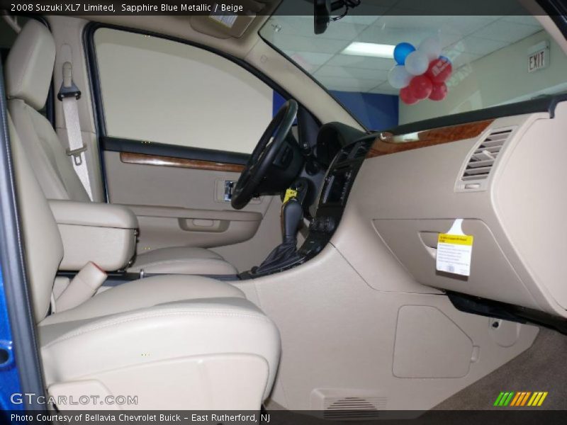 Sapphire Blue Metallic / Beige 2008 Suzuki XL7 Limited