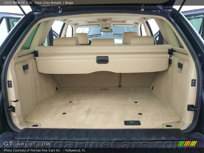 Steel Grey Metallic / Beige 2003 BMW X5 3.0i