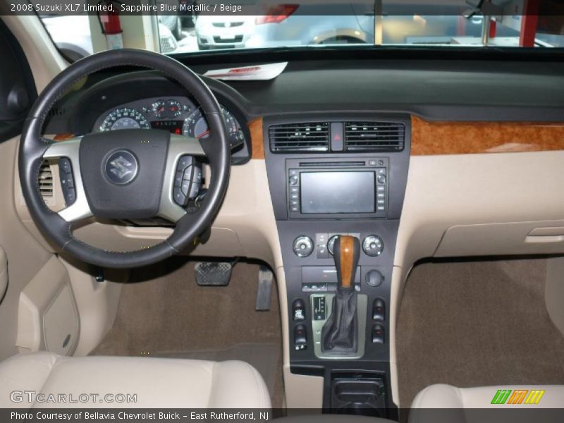 Sapphire Blue Metallic / Beige 2008 Suzuki XL7 Limited