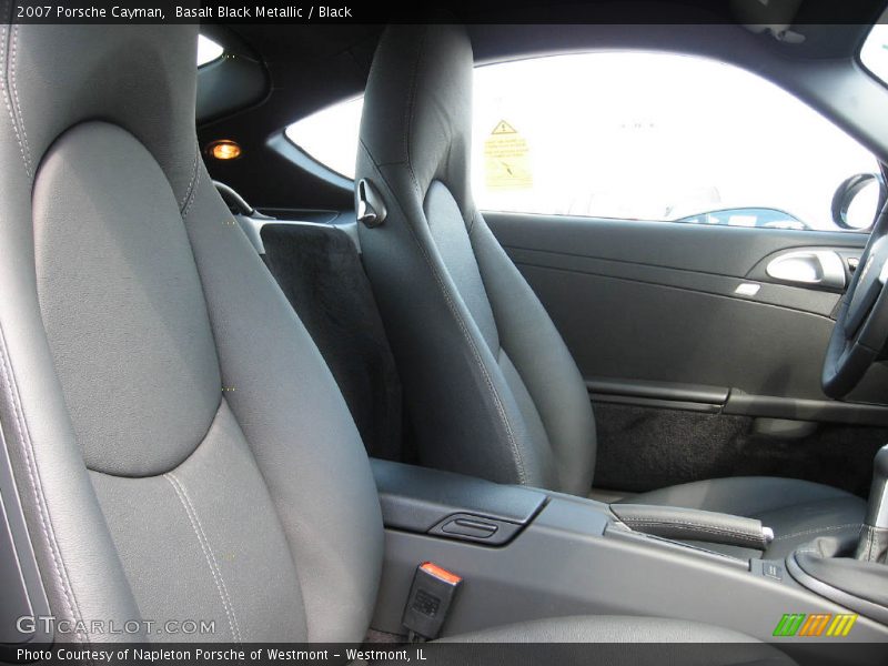 Basalt Black Metallic / Black 2007 Porsche Cayman