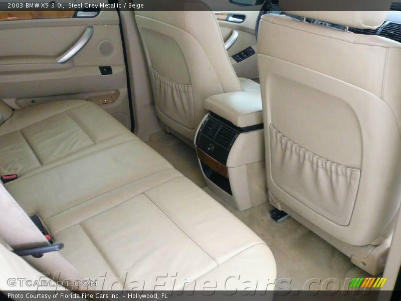 Steel Grey Metallic / Beige 2003 BMW X5 3.0i